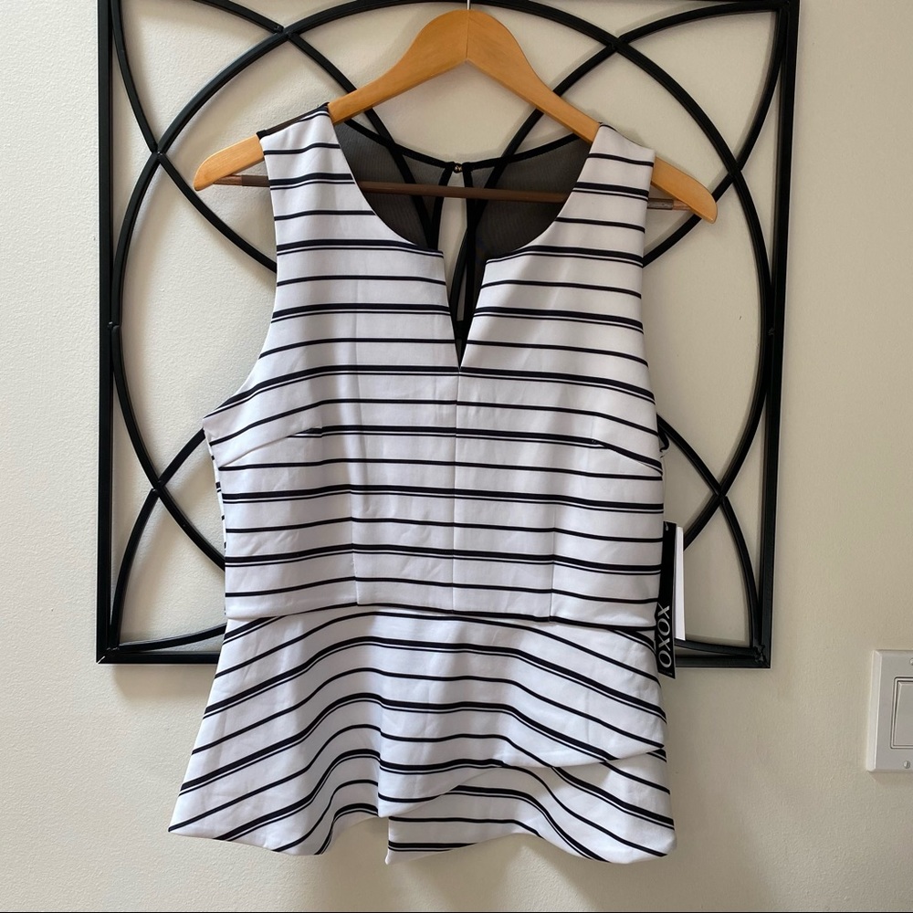 XOXO peplum top